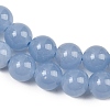 Natural Angelite Beads Strands G-G286-A01-6mm-5