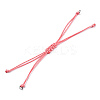 Korean Waxed Polyester Cord Braided Bracelets X1-MAK-T010-06P-1