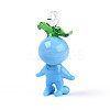 Handmade Lampwork Cartoon Radish Pendants LAMP-T025-10A-2