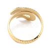 304 Stainless Steel Snake Cuff Rings RJEW-D002-33G-2