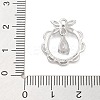 Brass Pave Clear Cubic Zirconia Pendants LS-KK-Z061-10P-3