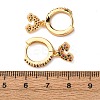 Rainbow Brass Micro Pave Cubic Zirconia Hoop Earrings EJEW-F384-13G-5