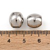 Tarnish Resistant 304 Stainless Steel European Beads STAS-E034-4-2