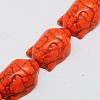 Synthetic Turquoise Beads Strands TURQ-G119-20x29mm-05-1