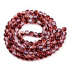 Transparent Crackle Baking Paint Glass Beads X1-DGLA-T003-01B-07-2