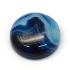 Dyed Natural Striped Agate/Banded Agate Cabochons X-G-R348-20mm-02-2