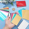 56 Sheets 8 Colors Aluminium Blank Name Cards DIY-NB0001-31-4
