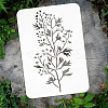 4Pcs 4 Styles PET Hollow Out Drawing Painting Stencils DIY-WH0394-0154-3