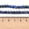 Natural Lapis Lazuli Beads Strands G-G344-A09-4mm-5