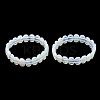 Opalite Faceted Beaded Stretch Bracelets for Women BJEW-K251-07Q-4