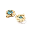 Brass Micro Pave Cubic Zirconia Pendants KK-A259-15G-2
