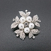 Exquisite Flower Alloy Rhinestone Brooch PW-WG62D3E-01-1