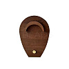 Teardrop Shape Wood Slant Back Single Bracelet Display Stands LS-ODIS-K004-05-2