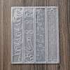 Rectangle DIY Bookmark Silicone Molds DIY-G113-01B-3