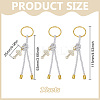 10Pcs Polyester Cord Pendant Decoration KEYC-FG00003-2