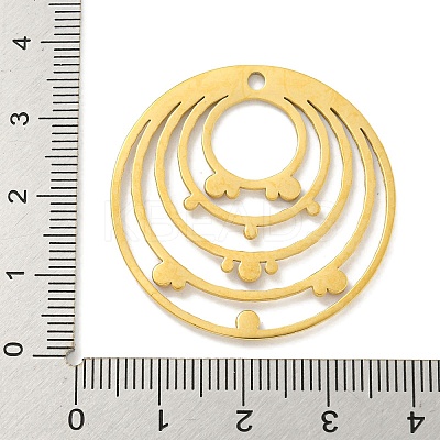 Real 18K Gold Plated PVD Vacuum Plating 304 Stainless Steel Pendants STAS-L278-033G-03-1