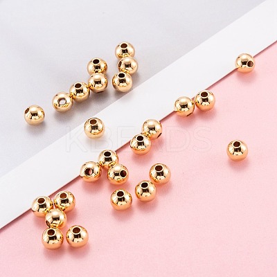 Brass Beads X-KK-F824-101D-G-1
