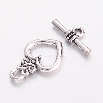 Alloy Toggle Clasps LS-EA9137Y-NF-1
