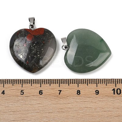 Natural & Synthetic Mixed Gemstone Pendants G-G202-04-1