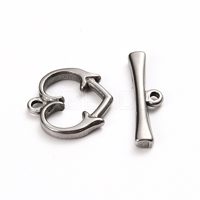 Tarnish Resistant 304 Stainless Steel Toggle Clasps LS-STAS-D142-06A-P-1