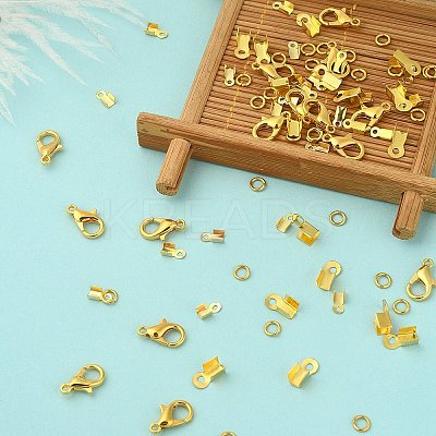50Pcs Zinc Alloy Lobster Claw Clasps DIY-YW0007-54G-1