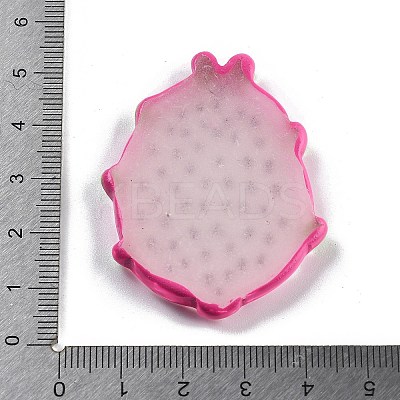 Luminous Resin Fruit Slice Display Decoration DJEW-B014-03-1