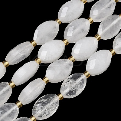 Natural Quartz Crystal Beads Strands G-A295-A13-01-1