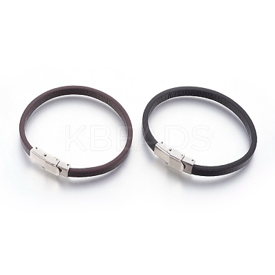 Microfiber Leather Cord Bracelets BJEW-L635-01C-M-1