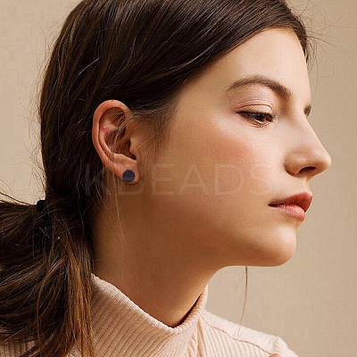 12Pcs 304 Stainless Steel Cuff Earrings EJEW-HS0001-28B-1