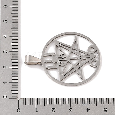 Non-Tarnish 201 Stainless Steel Pendants STAS-A094-09P-1