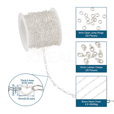 DIY Chain Bracelet Necklace Making Kit DIY-TA0003-74-1