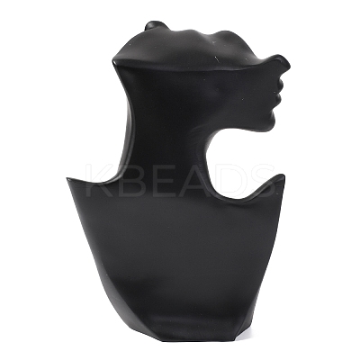 High End Resin Side Body Model Portrait Jewelry Stand NDIS-B001-03A-1
