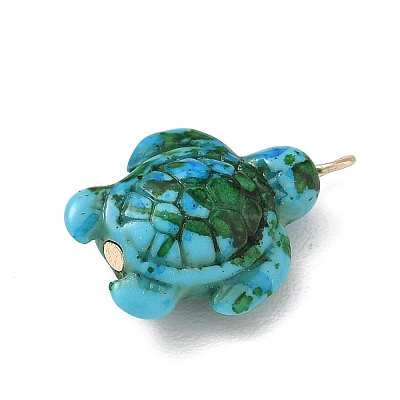 Brass & Resin Pendants RE-CBA9A00-01G-04-1