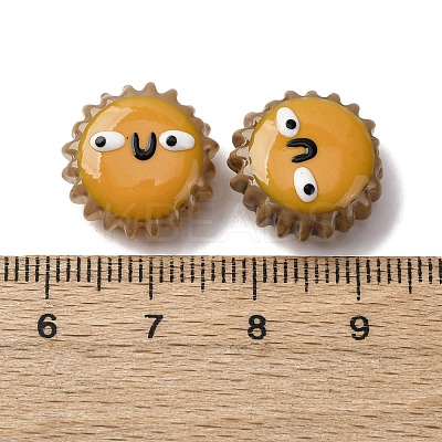 Fuuny Baking Paint Glass Enamel Beads LAMP-Q045-01I-1