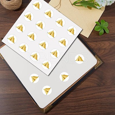 8 Sheets Plastic Waterproof Self-Adhesive Picture Stickers DIY-WH0428-120-1