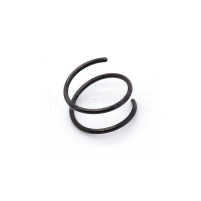 Double Nose Ring for Single Piercing AJEW-C010-02EB-02-1