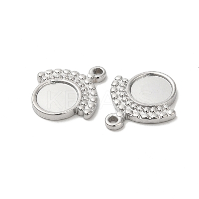 Non-Tarnish 304 Stainless Steel Pendant Cabochon Settings STAS-H214-26P-1
