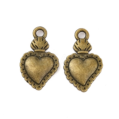 Tibetan Style Alloy Pendants TIBEP-Q041-103AB-NR-1