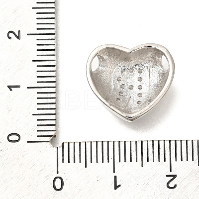 Rack Plating Brass Micro Pave Cubic Zirconia Pendants KK-I722-04P-R-1