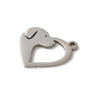 Non-Tarnish 201 Stainless Steel Pendants STAS-E211-09P-1