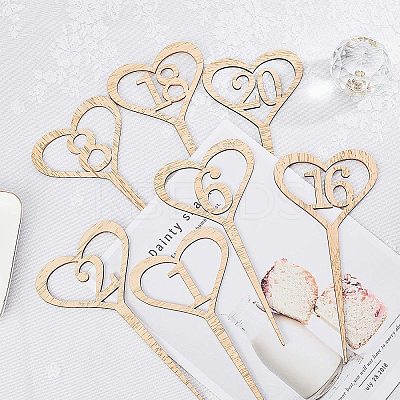 Table Number Card AJEW-GA0001-25-1