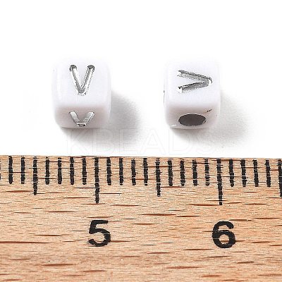Opaque Acrylic Beads OACR-D282-06V-1