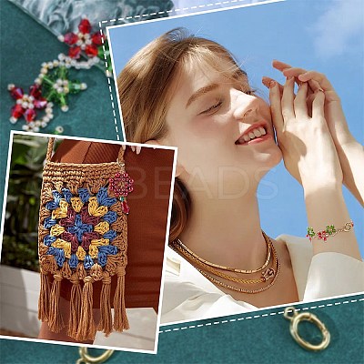 6Pcs Brass Spring Gate Rings FIND-SC0010-94-1