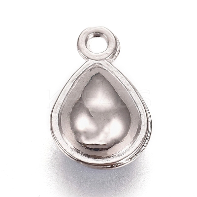 Faceted Glass Charms RGLA-TAC0001-01D-1