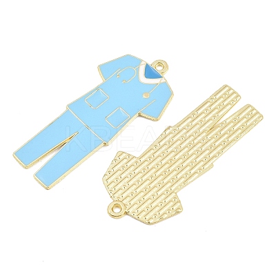 Medical Theme Alloy Enamel Pendants AL-CBA2919-03G-06A-1