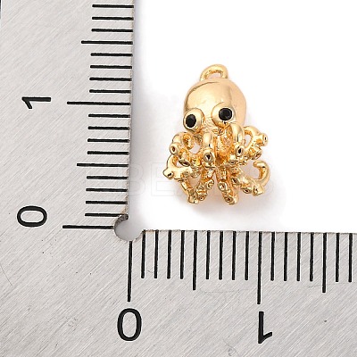 Brass Pendants With Clear Cubic Zirconia KK-S403-01G-1
