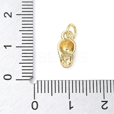 Brass Micro Pave Cubic Zirconia Charms ZIRC-I356-29G-1