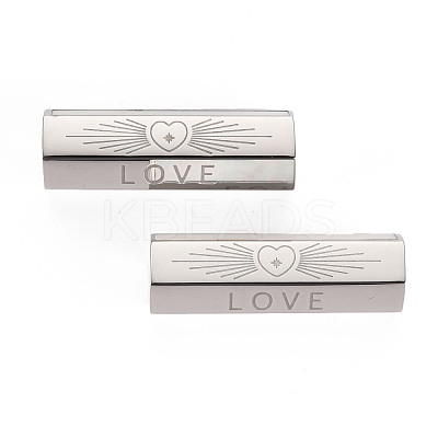 304 Stainless Steel Beads X-STAS-S116-289P-1