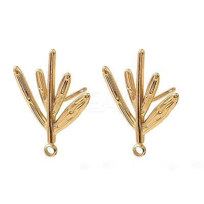 304 Stainless Steel Stud Earring Findings LS-STAS-Z199-03G-01-1