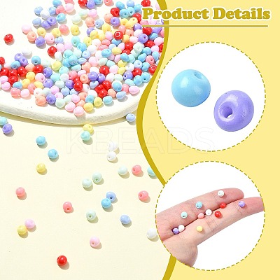 180G 12 Colors 6/0 Opaque Baking Paint Glass Seed Beads SEED-CJ0001-23-1